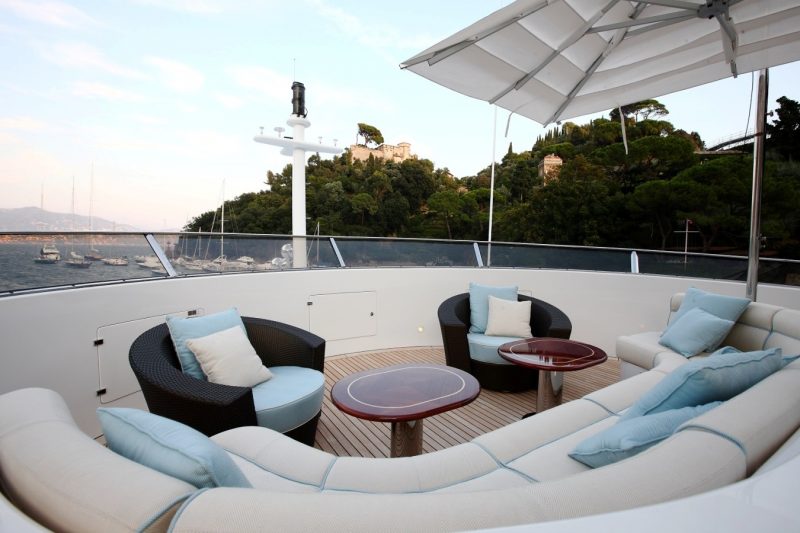 Benetti 44 M Vision yacht sundeck forward lounge abyacht.com