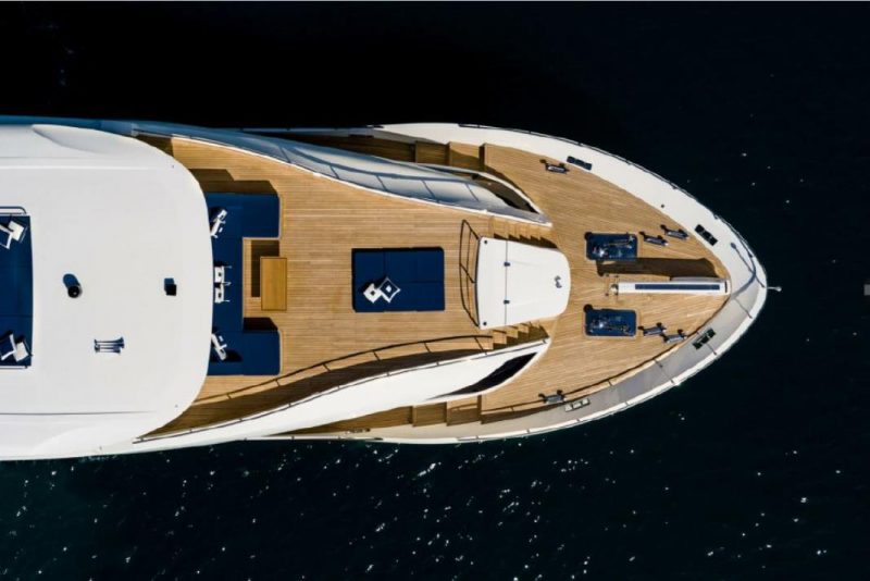 Maiora 30 M Convertible 2021 for sale bow view from top abyacht.com