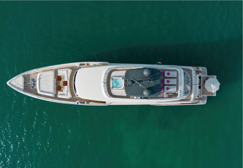 Custom Line 37 M 2019 for sale from top view abyacht.com