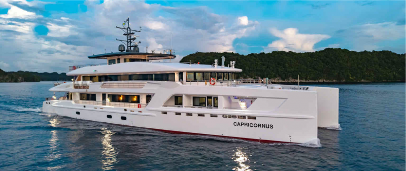 Catamaran M for sale Steel & alu side abyacht.com